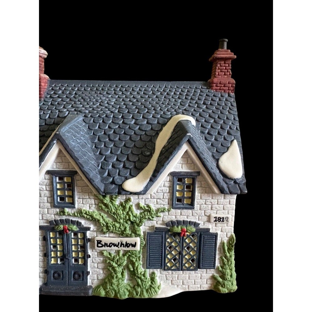 Dept 56 Brownlow House 1990 Dickens Village Series Heritage Collection W/Box - Picture 4 of 16